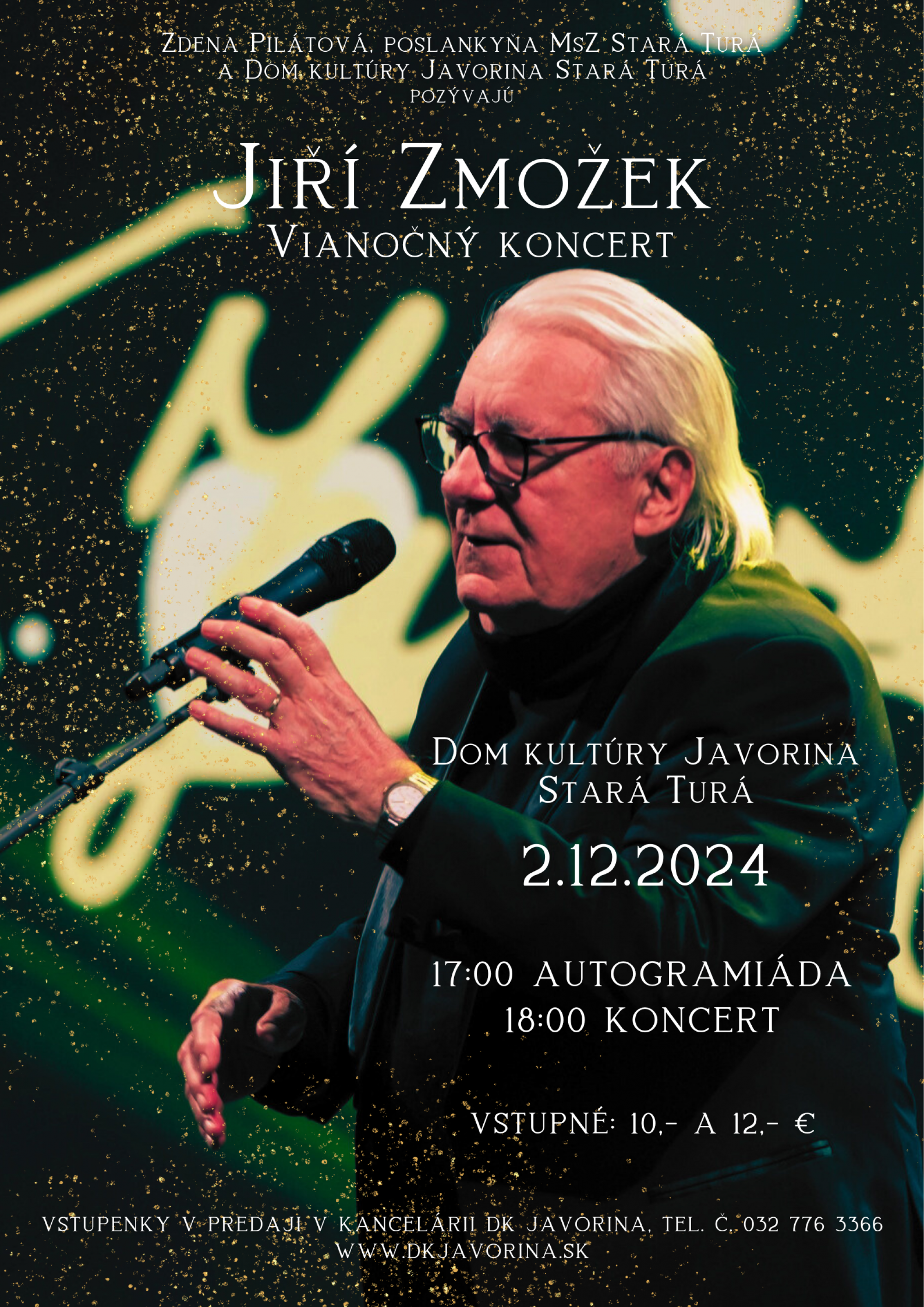 Vianočný koncert Jiřího Zmožeka