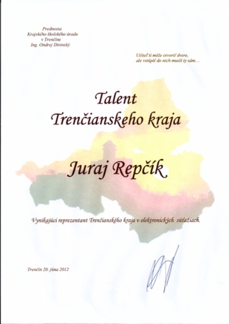 Talent Trenčianskeho kraja 2012