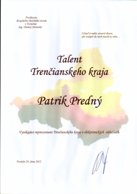 Talent Trenčianskeho kraja 2012