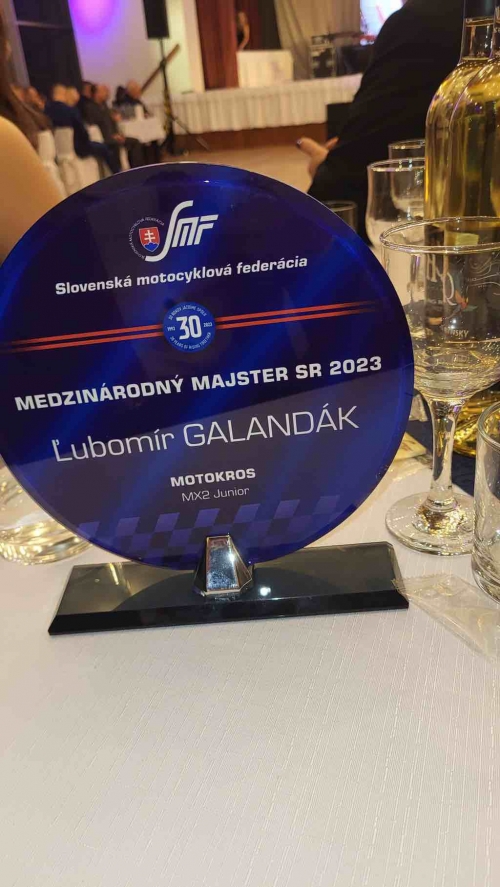 Ľubomír Galandák – medzinárodný majster Slovenska v motokrose (MX2 junior)