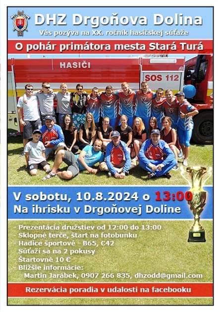 DHZ Drgoňova Dolina - XX. ročník hasišskej súťaže