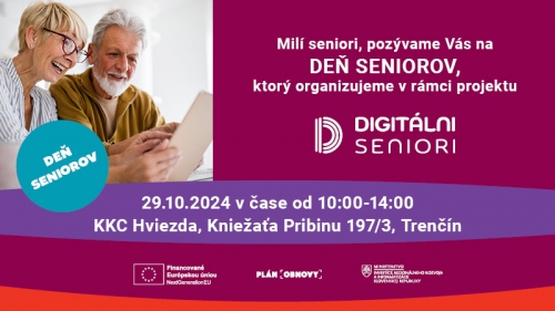 Projekt -  Digitálni seniori