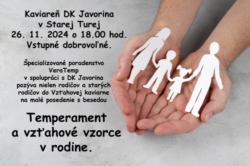 Temperament a vzťahové vzorce v rodine