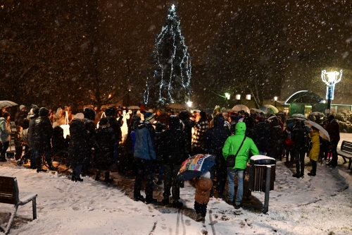 Rozsvietenie adventných sviec