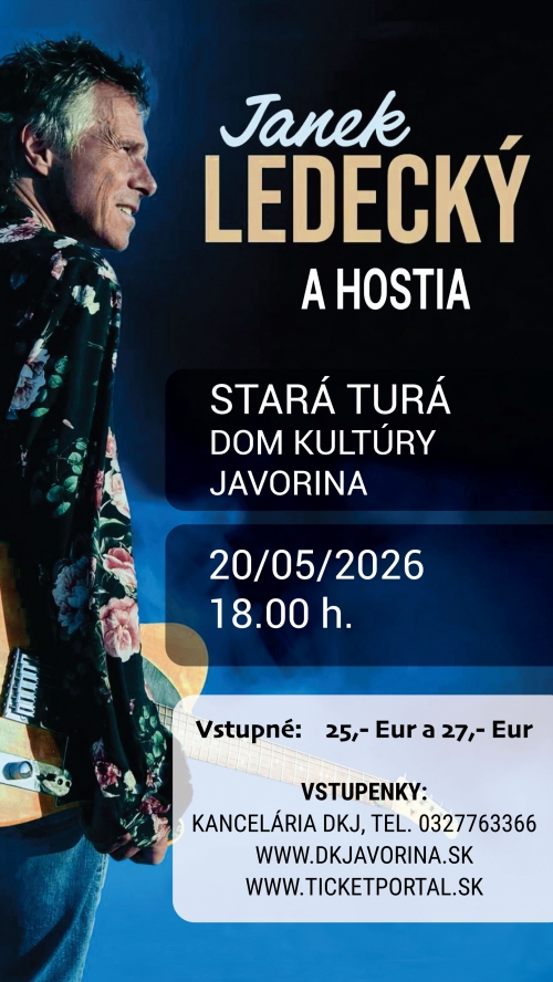 Koncert Janek Ledecký a hostia