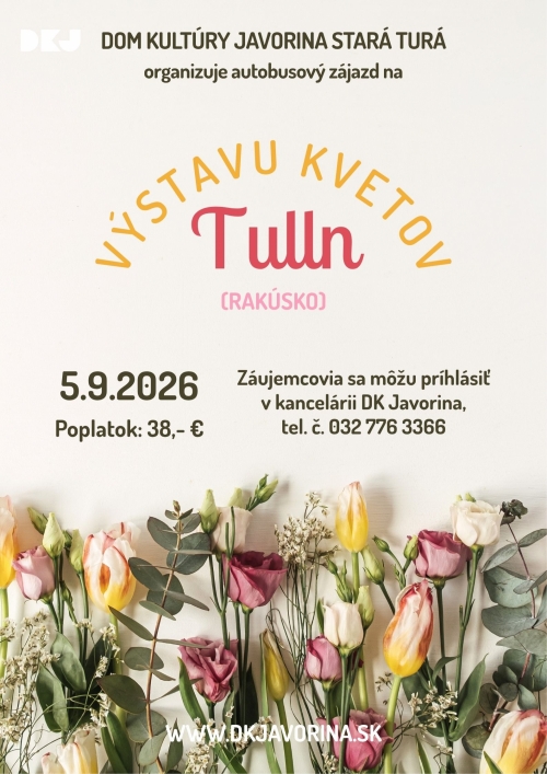 Autobusový zájazd na výstavu kvetov do Tullnu