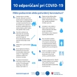 Odporúčania pri ochorení COVID-19