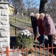 Položenie vencov k pamätníkom hrdinov v Hlavine a Cetuni (3.3.2021)