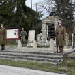 Pietny akt položenia vencov k pomníku padlých a umučených v Cetune