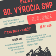 80. výročie Slovenského národného povstania v Nárcií