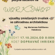 Workshop  „Výsadba kvetinového trvalkového záhonu so záhradnou architektkou“